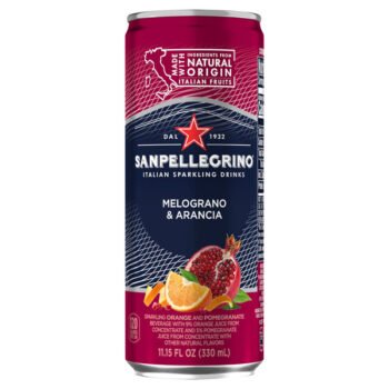 Sanpellegrino Italian Sparkling Drink, Pomegranate and Orange, 11.15 fl oz, 24 ct