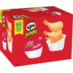 Pringles Potato Crisps Snack Stack Cups, Original, 0.67 oz, 60 ct