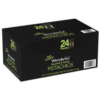 Wonderful Pistachios, Roasted & Salted, In-Shell, 1.5 oz, 24 ct
