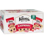 Knott's Berry Farm Premium Shortbread Cookies, Raspberry, 2 oz, 36 ct