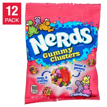 Nerds Gummy Clusters, Rainbow, 5 oz, 12-count