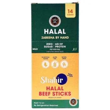 Shahir Halal Beef Sticks, Mild, 0.71 oz, 14-count