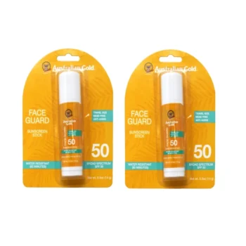 2 Pack of Australian Gold Face Guard SPF50 0.5 OZ