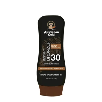 Australian Gold Sunscreen Lotion with Instant Bronzer SPF 30, 8 fl. oz