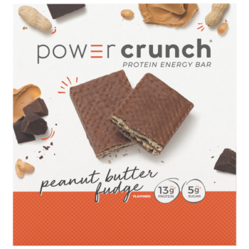 Power Crunch Protein Energy Bar, 13g Protein, Peanut Butter Fudge, 1.4 oz, 12 ct