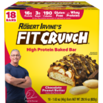 FITCRUNCH Protein Bars, 16g Protein, Chocolate Peanut Butter, 1.62 oz, 18 ct