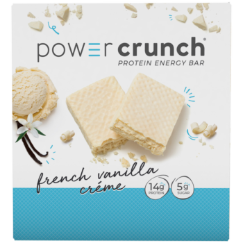 Power Crunch Protein Energy Bars, 14g Protein, French Vanilla, 1.4 oz, 12 ct