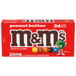 M&M'S Chocolate Candy, Peanut Butter, 1.63 oz, 24 ct