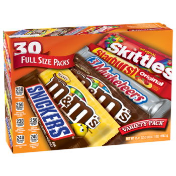 Mars Candy, Full Size, Variety Pack, 30 ct
