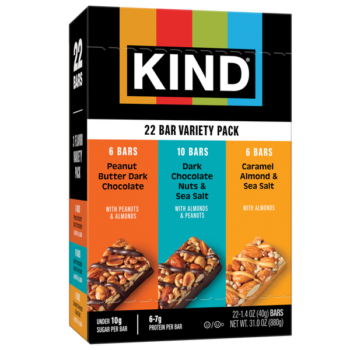 KIND Nut Bar, Variety Pack, 1.4 oz, 22 ct