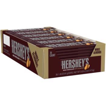 Hershey's, Milk Chocolate with Almonds, 1.45 oz, 36 ct