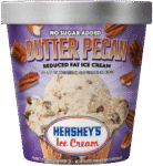 Reduced Fat/No Sugar Added Butter Pecan