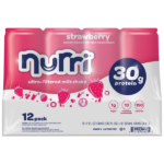 Nurri Ultra-Filtered Milk Shake, 30g Protein, Strawberry, 11 fl oz, 12 ct