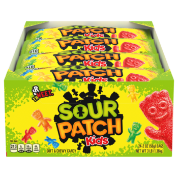 SOUR PATCH KIDS Soft & Chewy Candy, 2 oz, 24 ct