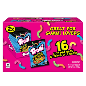 Trolli Sour Brite Crawlers Candy, 5 oz, 16 ct